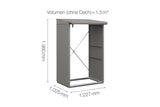 Hörmann Kaminholzregal Classic Typ 1 Garualuminium Masse