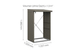 Hörmann Kaminholzregal Classic Typ 1 Quarzgrau Masse