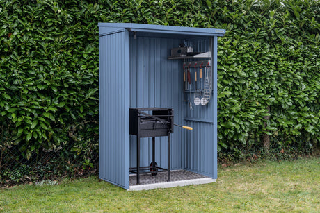 Hörmann Kaminholzregal Classic Typ 1 Taubenblau