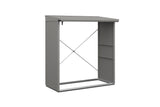Hörmann Kaminholzregal Classic Typ 2 Graualuminium freigestellt