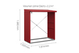 Hörmann Kaminholzregal Classic Typ 2 Purpurrot Masse