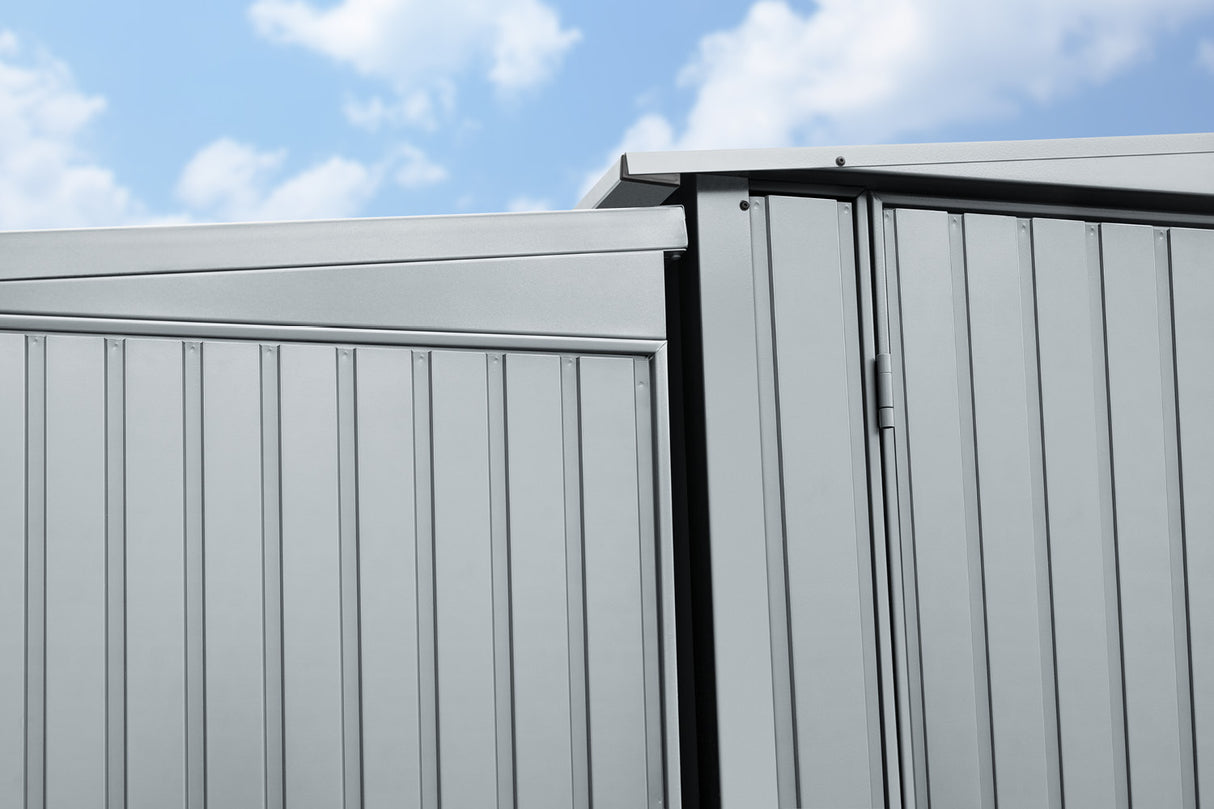 Hörmann Kaminholzregal Classic Fenstergrau Anschluss