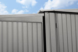 Hörmann Kaminholzregal Classic Graualuminium Anschluss