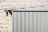Hörmann Kaminholzregal Classic Weißaluminium Dachansicht