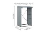 Hörmann Kaminholzregal Modern für Berry Gerätehaus