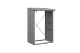 Hörmann Kaminholzregal Modern Typ 1 Garualuminium freigestellt