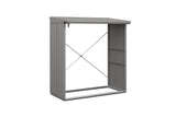 Hörmann Kaminholzregal Modern Typ 2 Graualuminium freigestellt