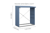 Hörmann Kaminholzregal Modern für Berry Gerätehaus