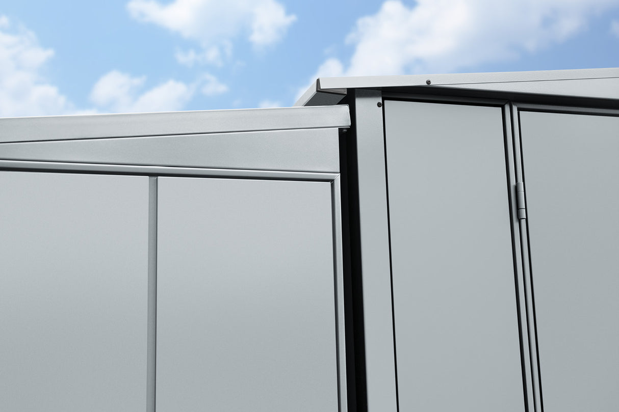 Hörmann Kaminholzregal Modern Fenstergrau Anschluss
