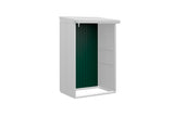 Hörmann Rückwand Kaminholzregal Typ 1 moosgrün