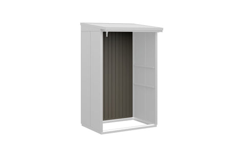 Hörmann Rückwand Kaminholzregal Typ 1 quarzgrau