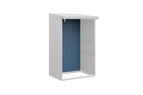 Hörmann Rückwand Kaminholzregal Typ 1 taubenblau