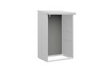Hörmann Rückwand Kaminholzregal Typ 1 weißaluminium