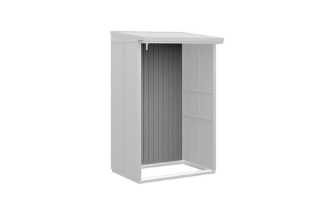 Hörmann Rückwand Kaminholzregal Typ 1 weißaluminium