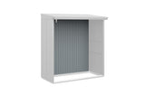 Hörmann Rückwand Kaminholzregal Typ 2 fenstergrau