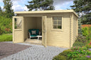 Lasita Maja Gartenhaus Modell Amira 230 380 x 230 cm