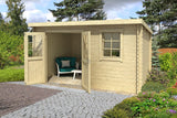 Lasita Maja Gartenhaus Modell Amira 230 380 x 230 cm