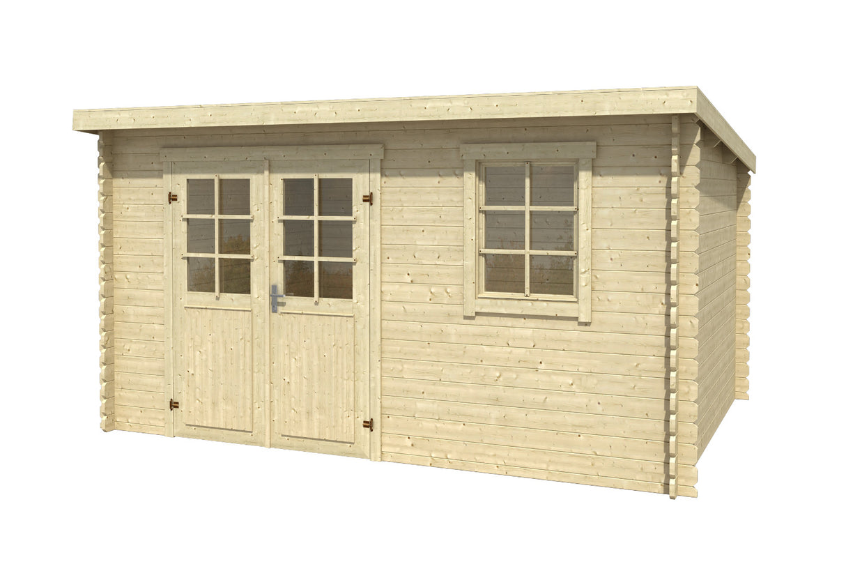Lasita Maja Gartenhaus Modell Amira 230 380 x 230 cm freigestellt