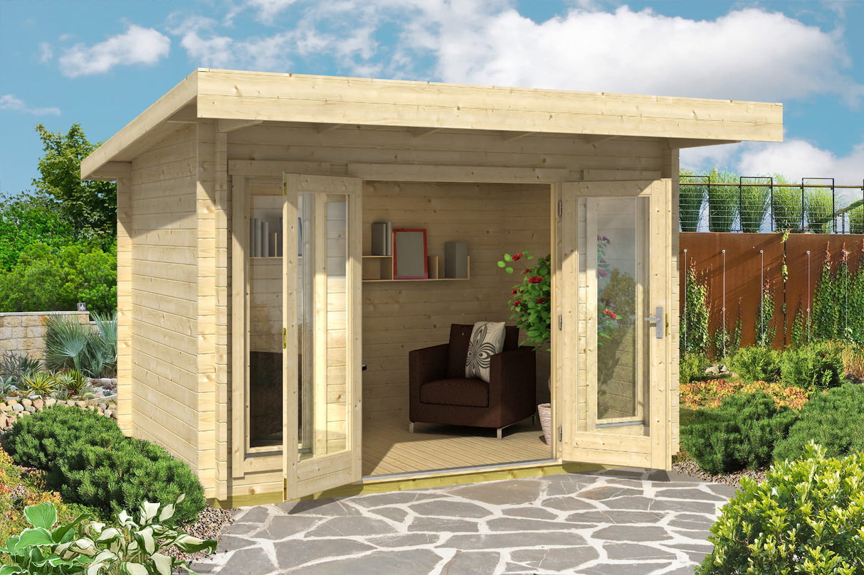 Lasita Maja Gartenhaus Modell Barbados Mini Natur