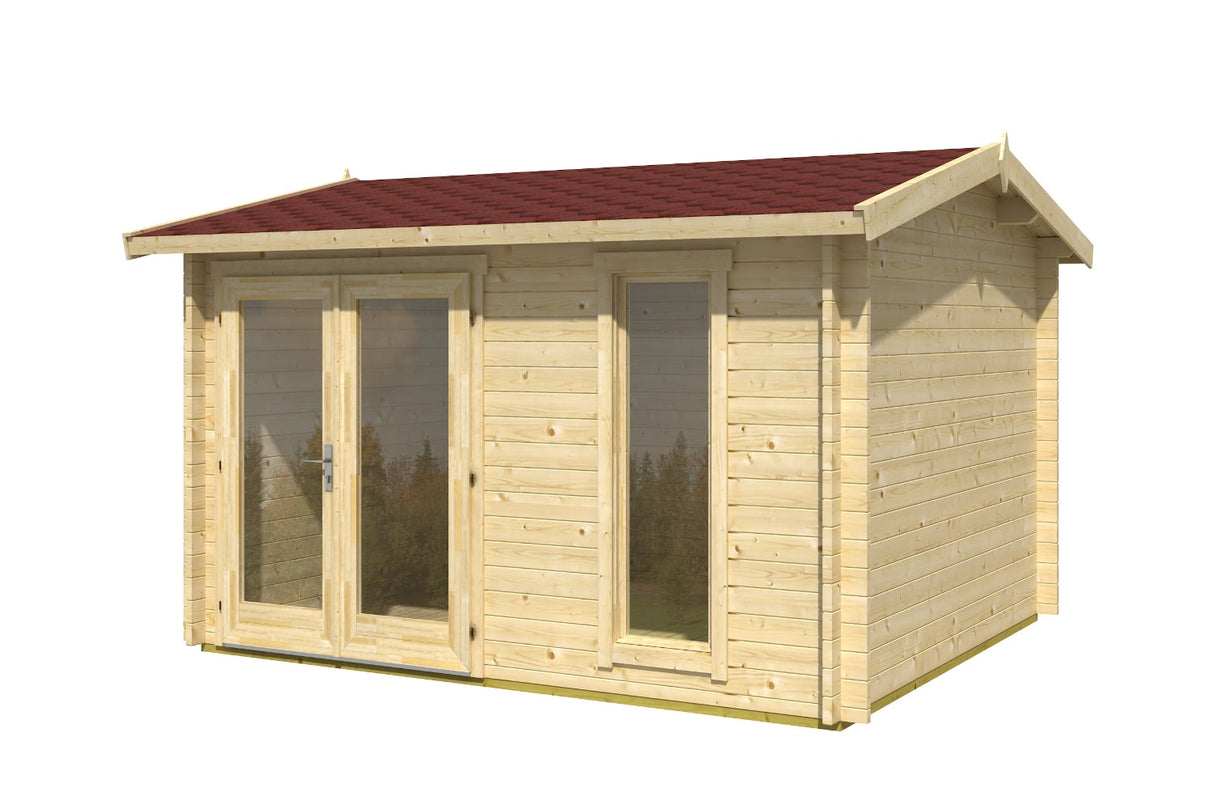 Lasita Maja Gartenhaus Modell Carlisle Natur freigestellt
