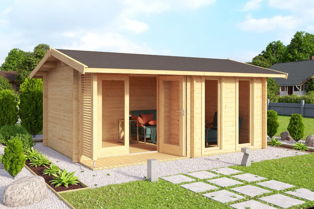 Lasita Maja Gartenhaus Modell Hampshire Natur