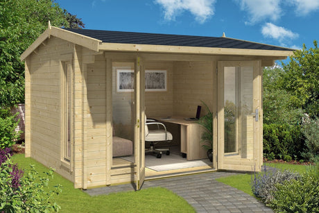 Lasita Maja Gartenhaus Modell Jubilee offen
