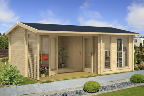 Lasita Maja Gartenhaus Modell Montrose Natur