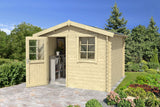 Lasita Maja Gartenhaus Modell Nina 275 x 230 cm naturbelassen