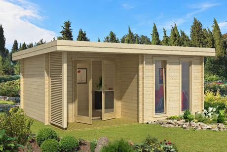 Lasita Maja Gartenhaus Modell Orkney Natur offen