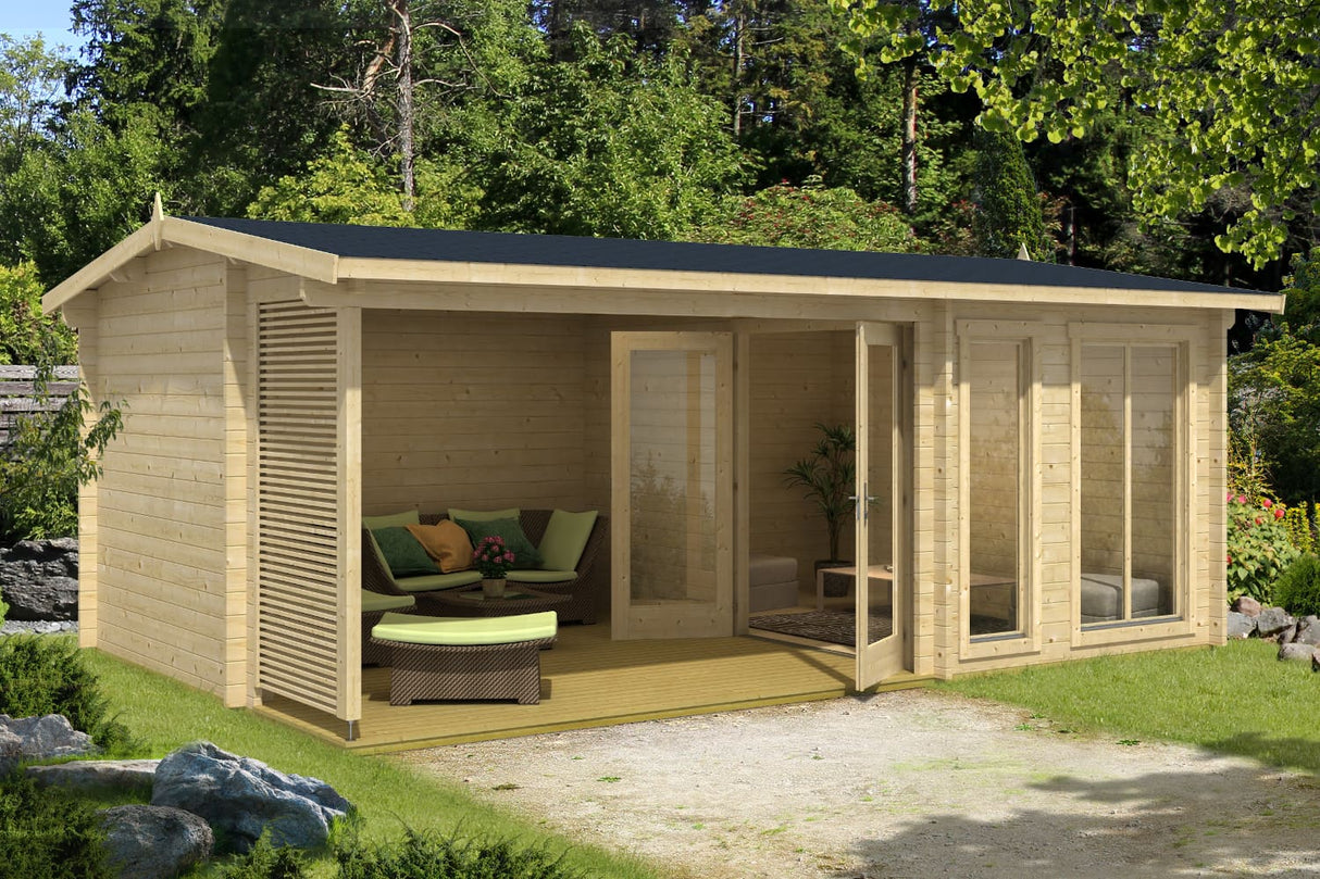 Lasita Maja Gartenhaus Modell Torquay Natur