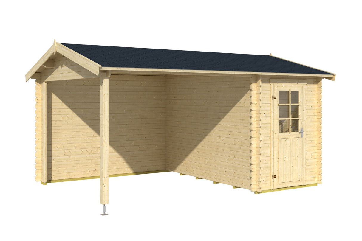 Lasita Maja Gartenhaus Modell Wibo freigestellt