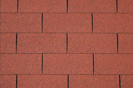 Rechteck Dachschindeln Rot