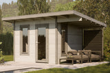 Palmako Gartenhaus Modell Grace 290 x 300 cm mit Dachüberstand rechts