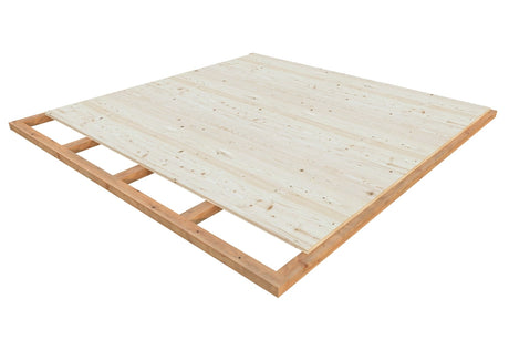 Palmako Gartenhaus Modell Grace Fußboden im Detail