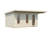 Palmako Gartenhaus Modell Grace 445 x 300 cm mit Dachüberstand rechts