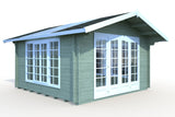 Palmako Gartenhaus Modell Irene 380 x 380 cm Farbbeispiel 