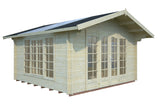Palmako Gartenhaus Modell Irene 380 x 380 cm naturbelassen freigestellt