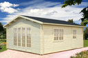 Palmako Gartenhaus Modell Irene 360 x 550 cm naturbelassen