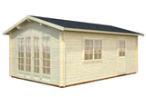 Palmako Gartenhaus Modell Irene 360 x 550 cm naturbelassen freigestellt