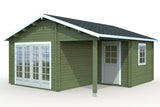 Palmako Gartenhaus Modell Irene 510 x 550 cm Farbbeispiel