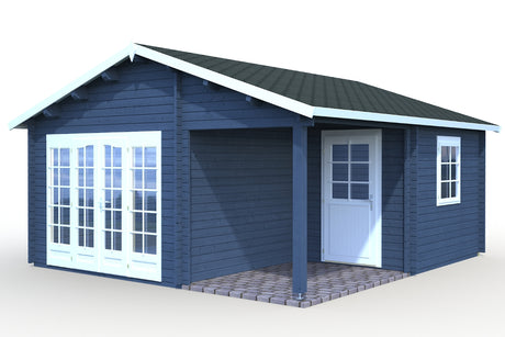 Palmako Gartenhaus Modell Irene 510 x 550 cm Farbbeispiel