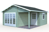 Palmako Gartenhaus Modell Irene 510 x 550 cm Farbbeispiel