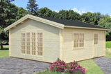 Palmako Gartenhaus Modell Irene 540 x 540 cm naturbelassen