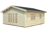 Palmako Gartenhaus Modell Irene 540 x 540 cm naturbelassen freigestellt