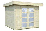 Palmako Gartenhaus Modell Lara 250 x 250 cm freigestellt