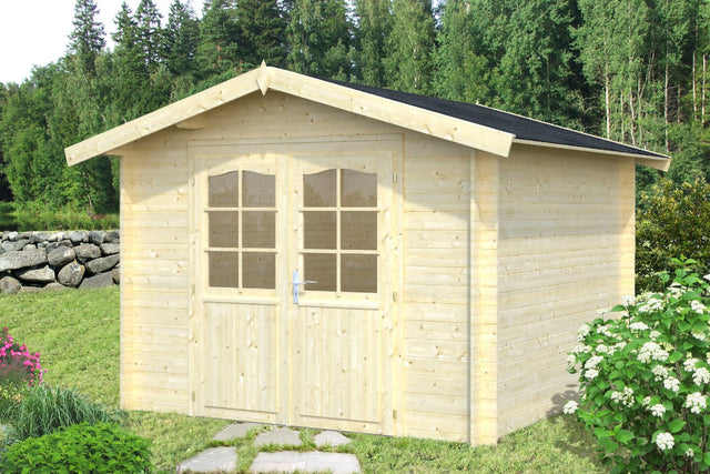 Palmako Gartenhaus Modell Lotta 7,3 m² naturbelassen