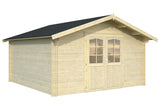 Palmako Gartenhaus Modell Lotta 13,9 m² naturbelassen freigestellt