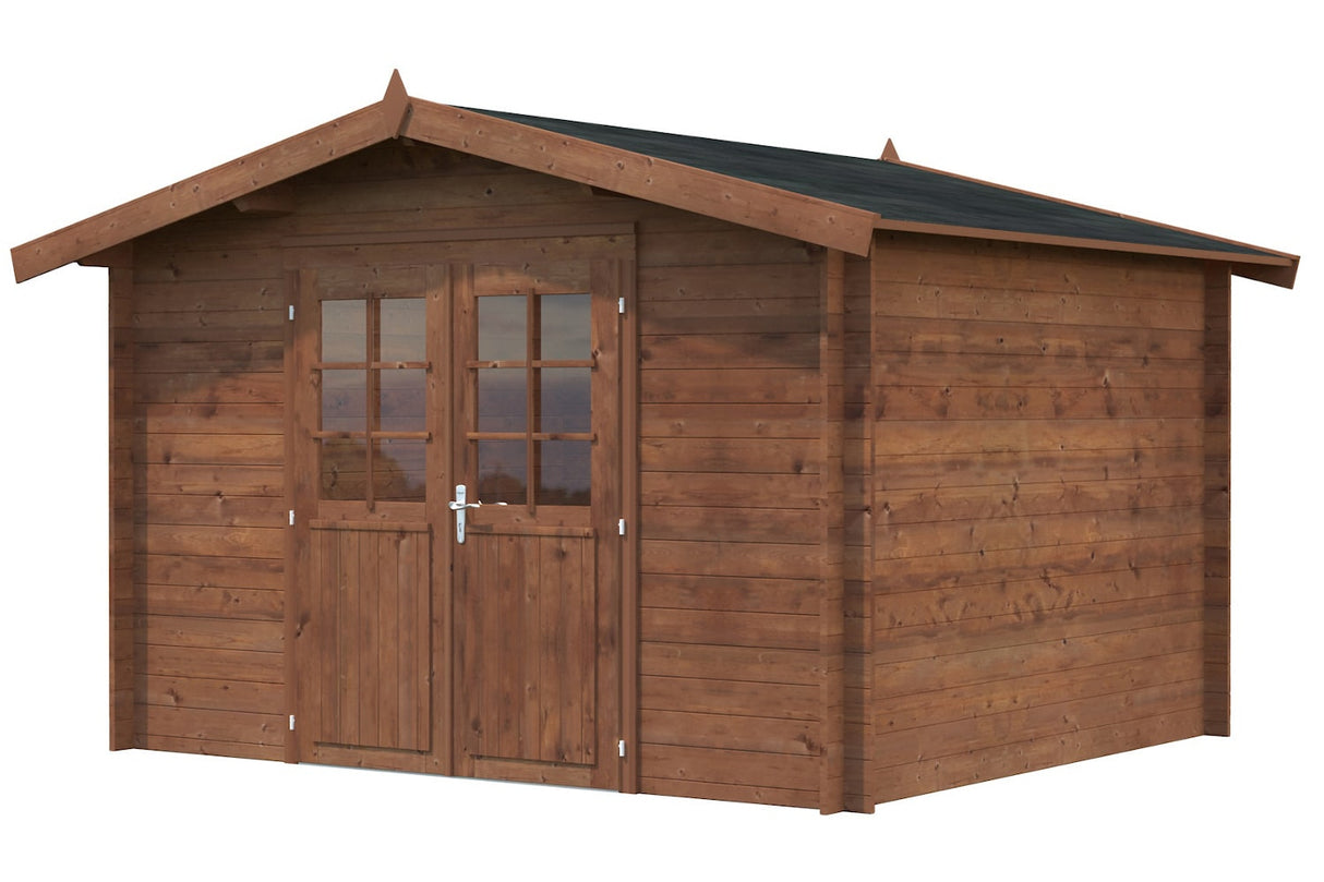 Palmako Gartenhaus Modell Valentine 338 x 276 cm freigestellt
