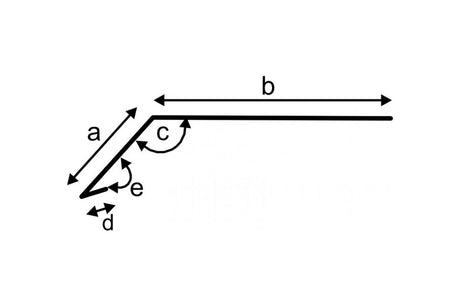 Rinneneinhangblech Skizze
