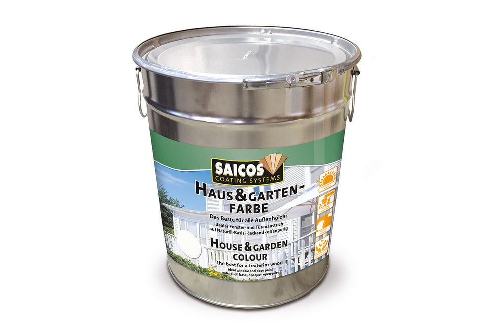 Saicos Haus- & Gartenfarbe - 10 Liter Eimer